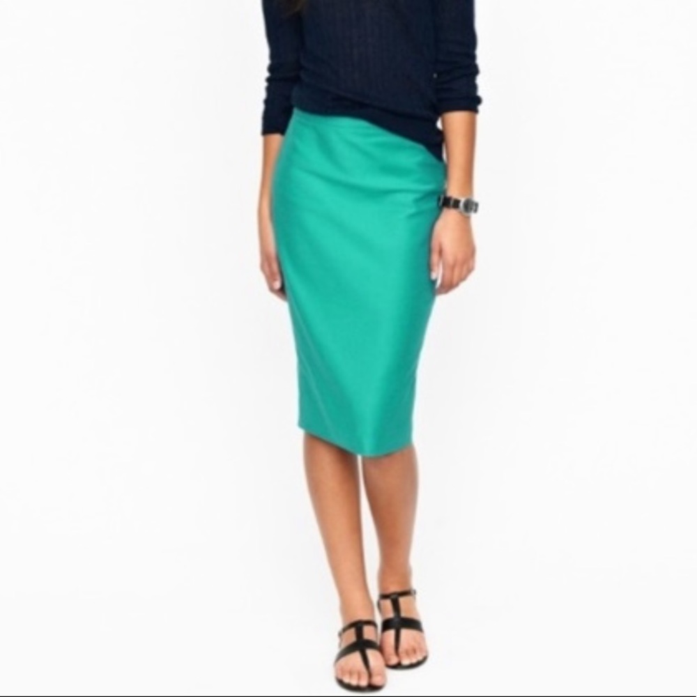J. Crew Factory Wool Blend No. 2 Pencil Skirt